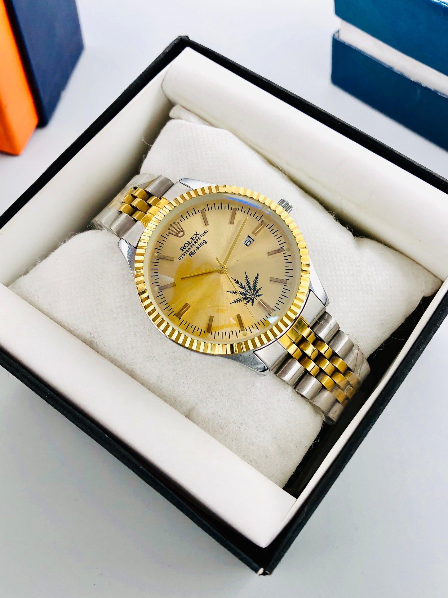 Air King Watch for Men ā Luxury Stainless Steel Date Display | High AAA Quality