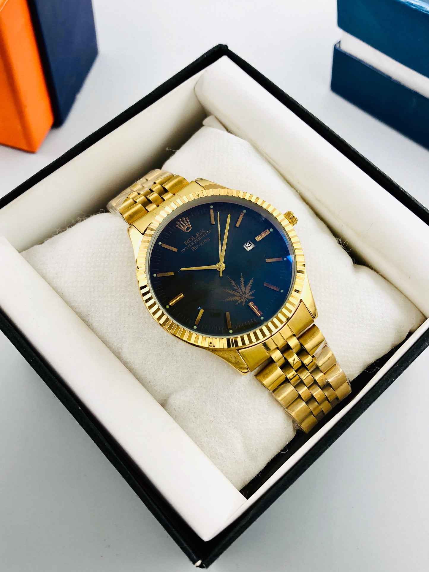 Air King Watch for Men – Luxury Stainless Steel Date Display | High AAA Quality